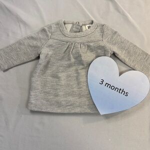 OshKosh B'gosh - Grey Long Sleeve Kids Shirt dress